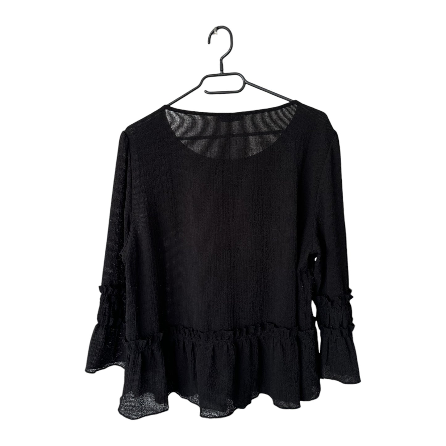 Blouse noire Pieces (XL)