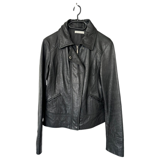 Veste en cuir noire Promod (L)