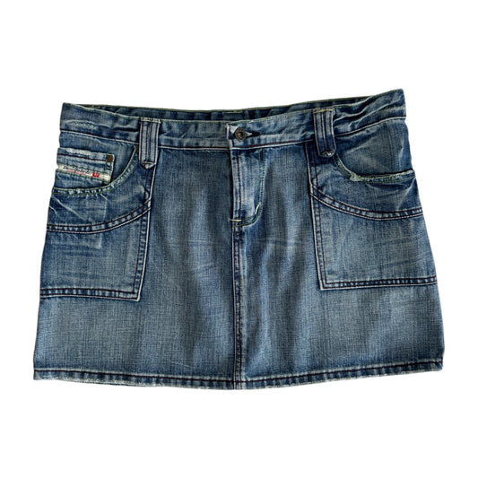 Mini jupe en jean Diesel (46)