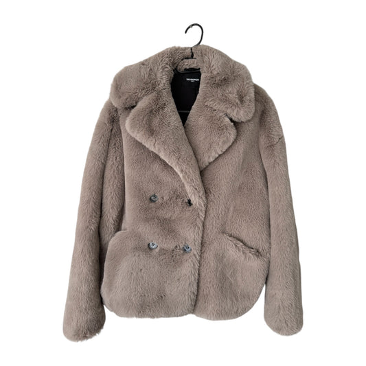 Manteau fausse fourrure gris The Kooples (36)