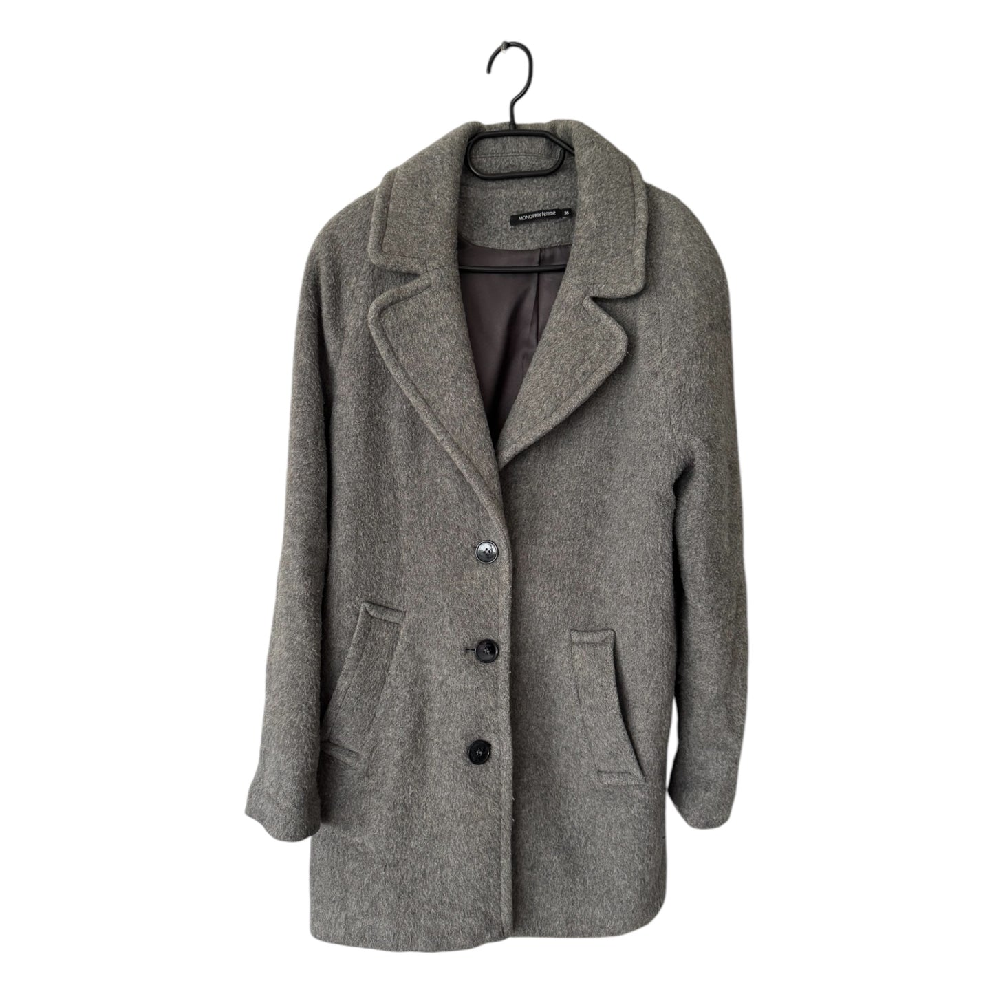 Manteau gris Monoprix (36)