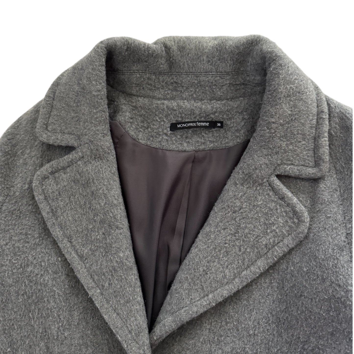 Manteau gris Monoprix (36)