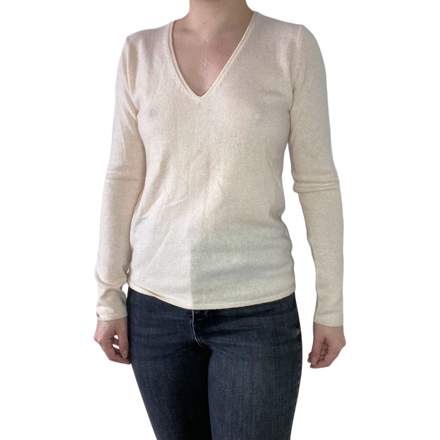 Pull rose Monoprix 100% cachemire (taille 0)