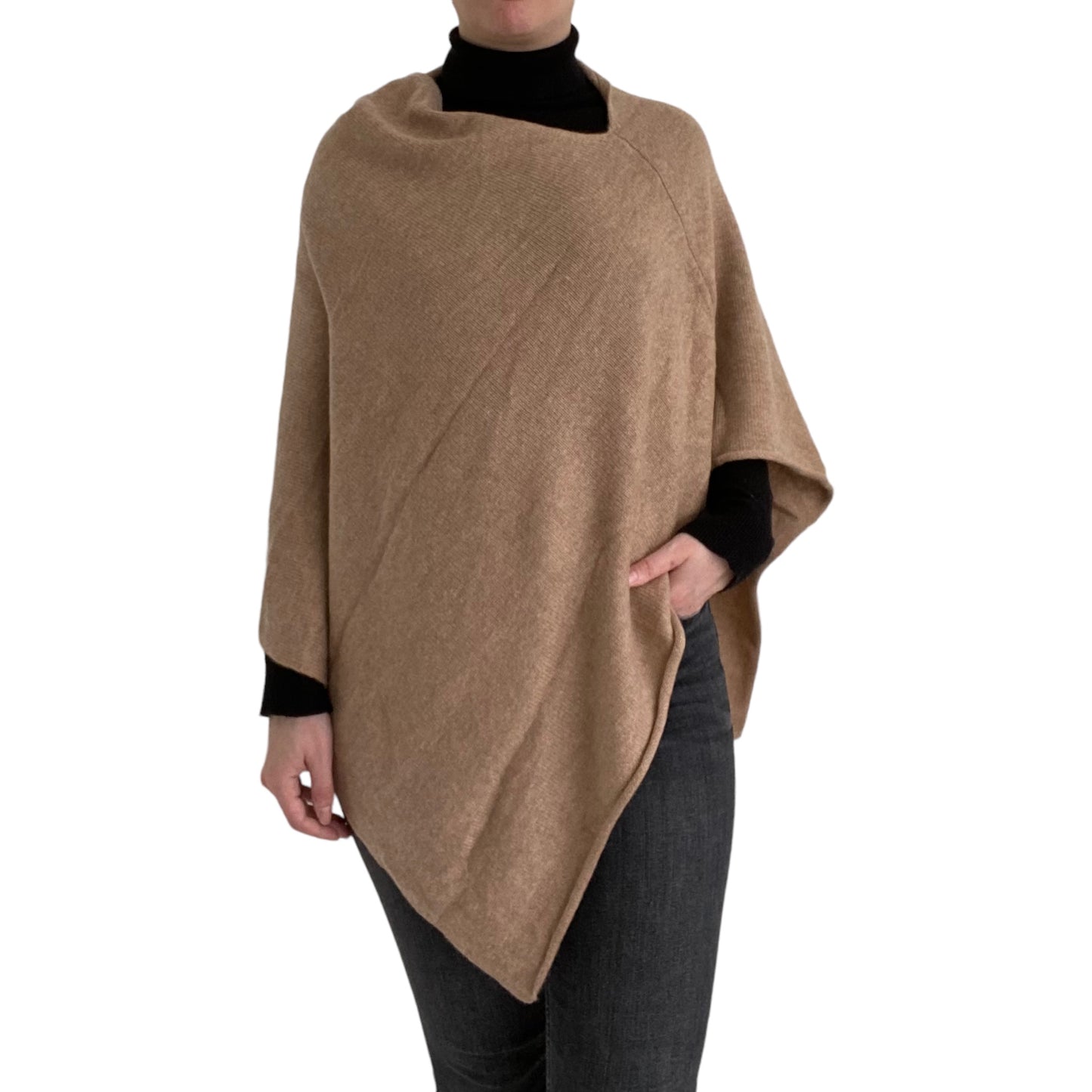 Poncho 100% cachemire (S)