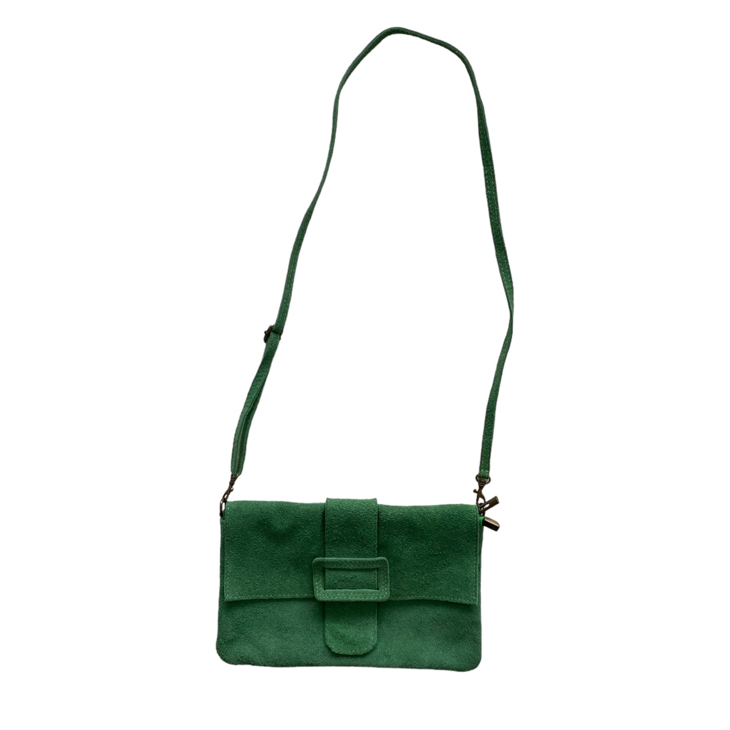 Sac vert en cuir