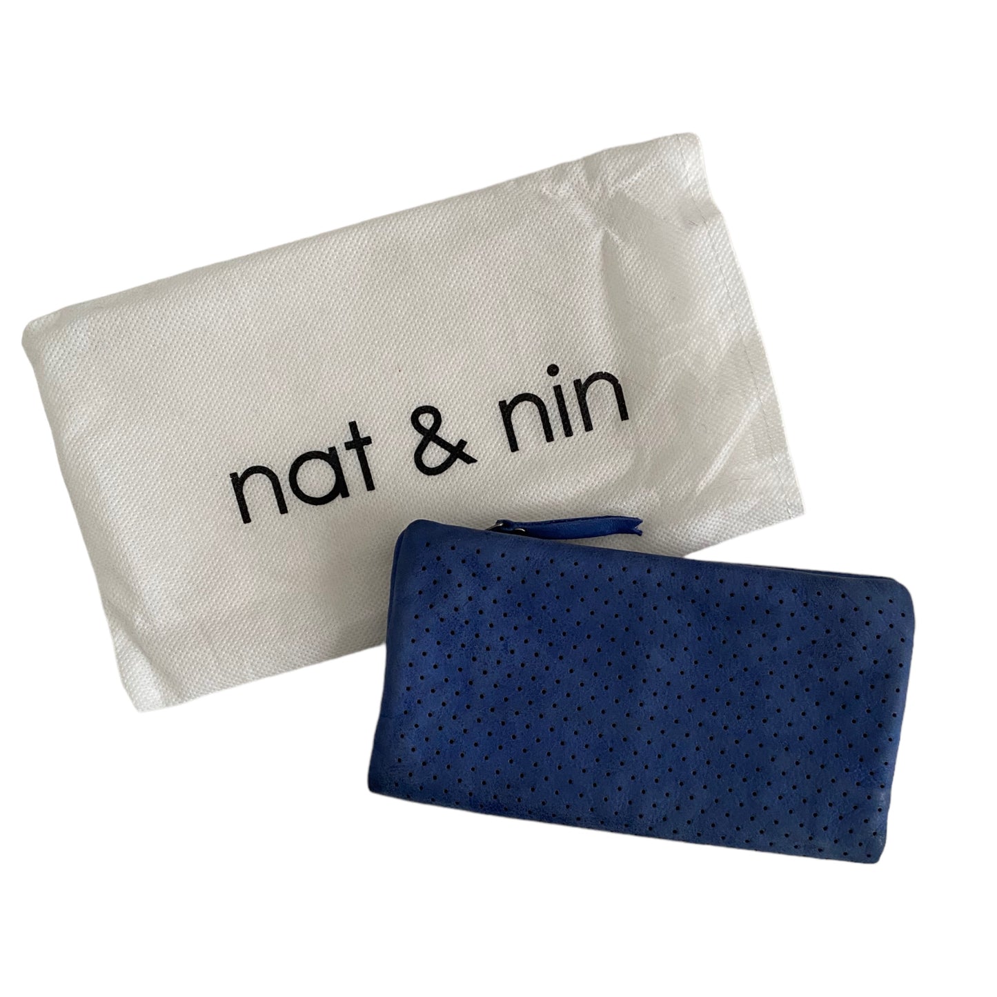 Portefeuille bleu Nat & Nin