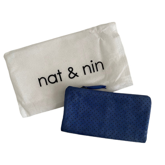 Portefeuille bleu Nat & Nin