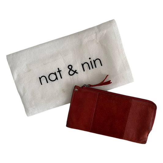 Portefeuille rouge Nat & Nin