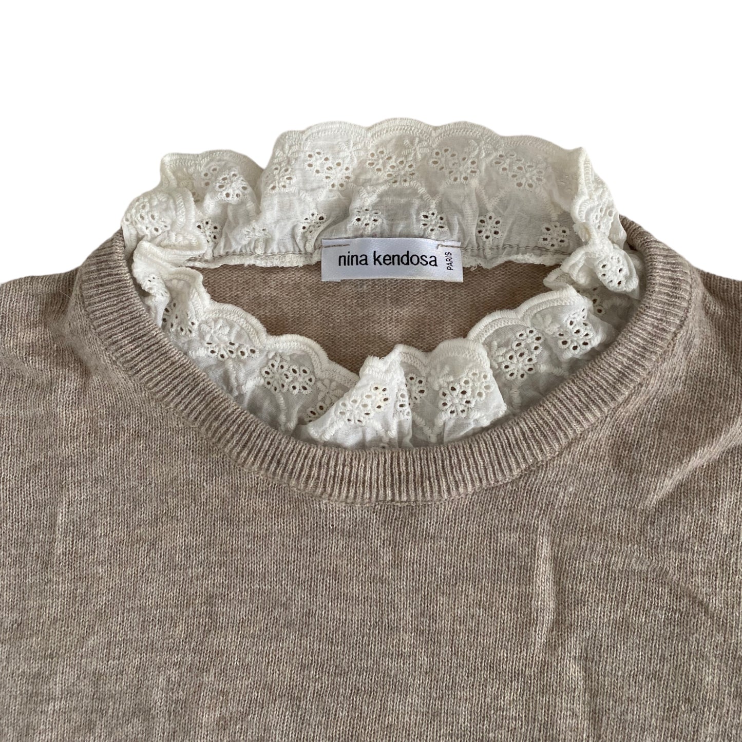 Pull beige Nina Kendosa (TU)