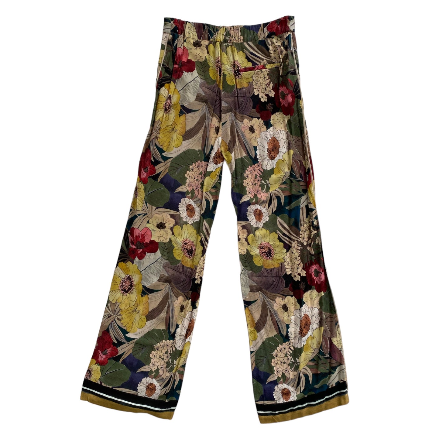 Pantalon fluide à fleurs Zara (M)