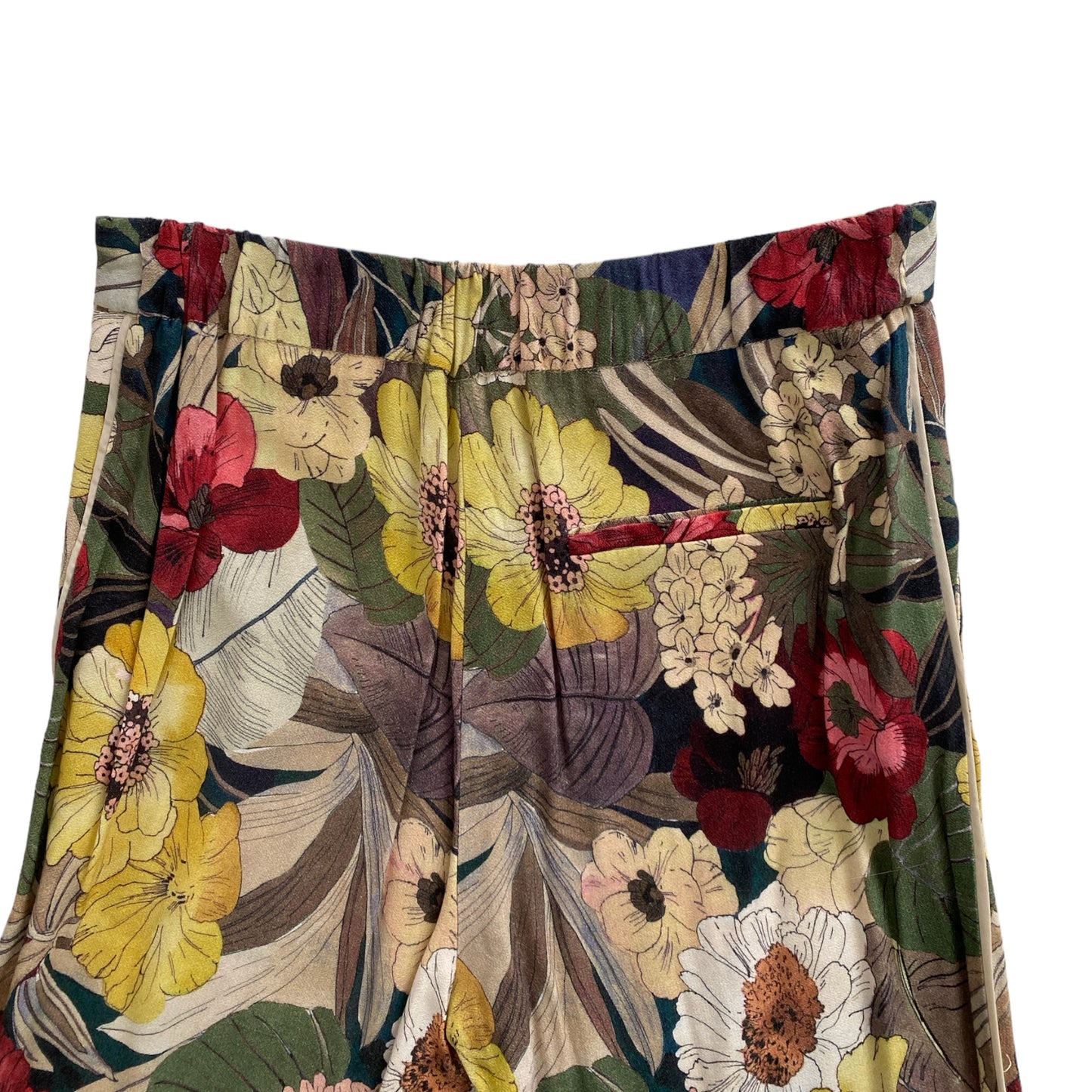 Pantalon fluide à fleurs Zara (M)