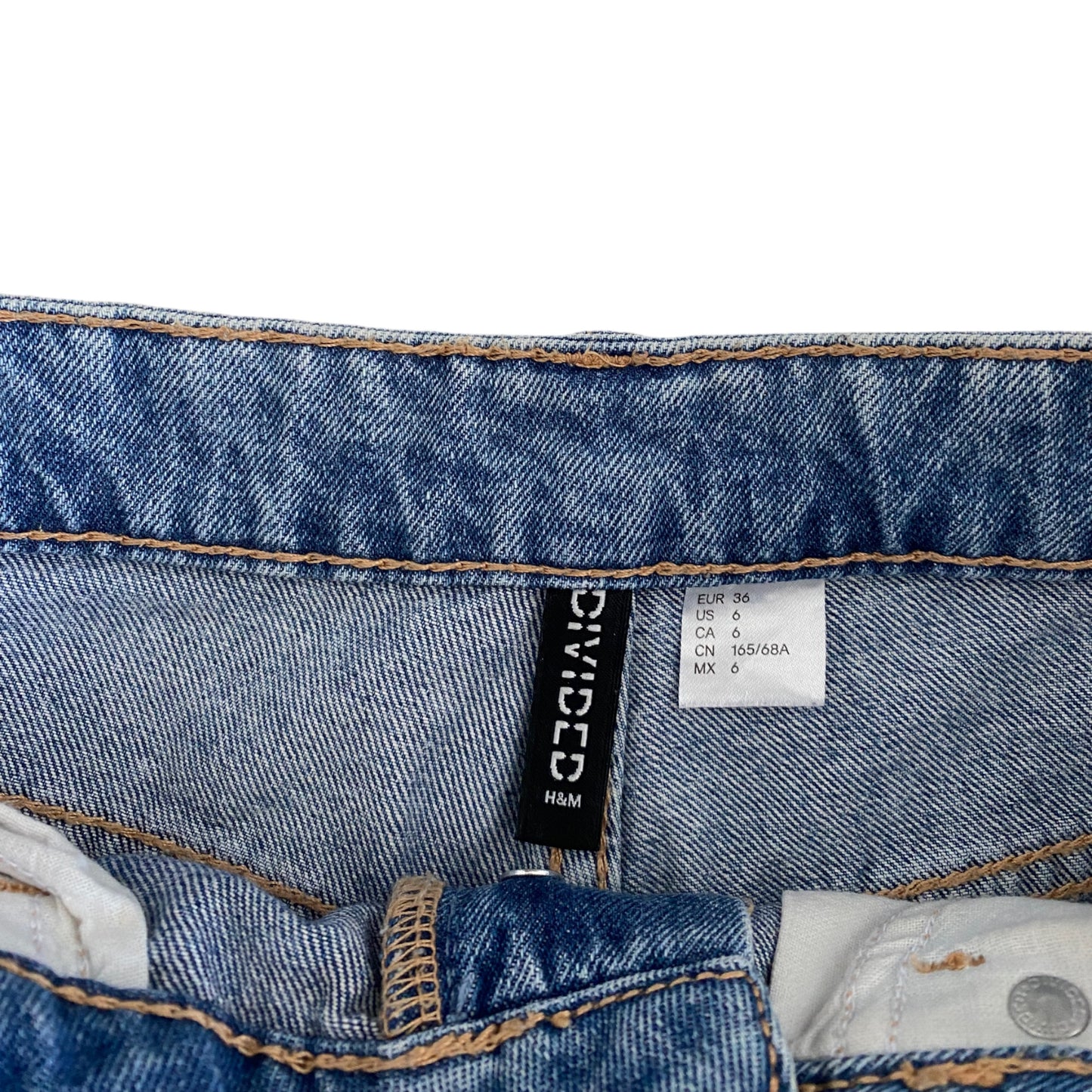 Mini short en jean H&M (36)