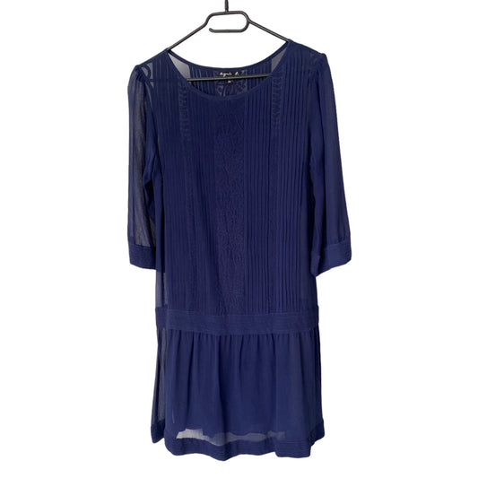 Robe bleue Agnès b. (36)