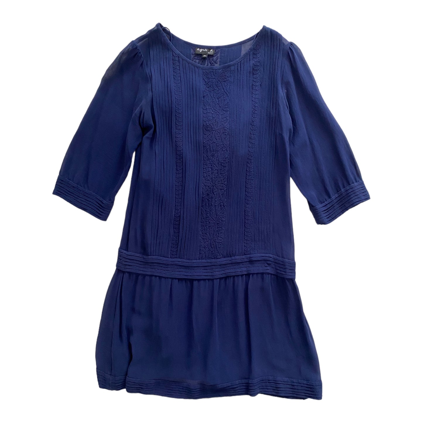 Robe bleue Agnès b. (36)